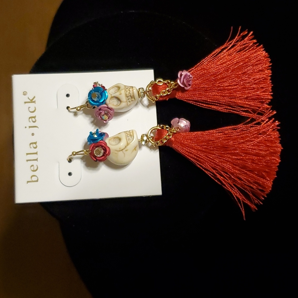 Skull Earrings Bella Jack - Picture 4 of 6